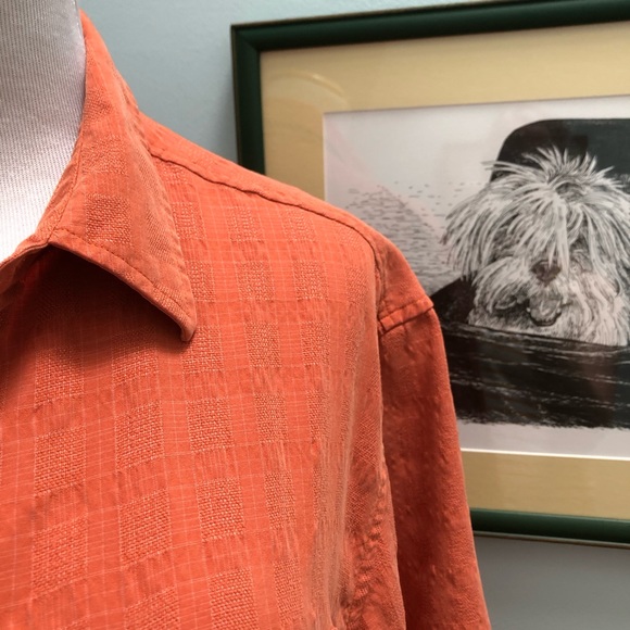 Age of Wisdom MAN’s Casual Textured Weave Shirt - Picture 3 of 10